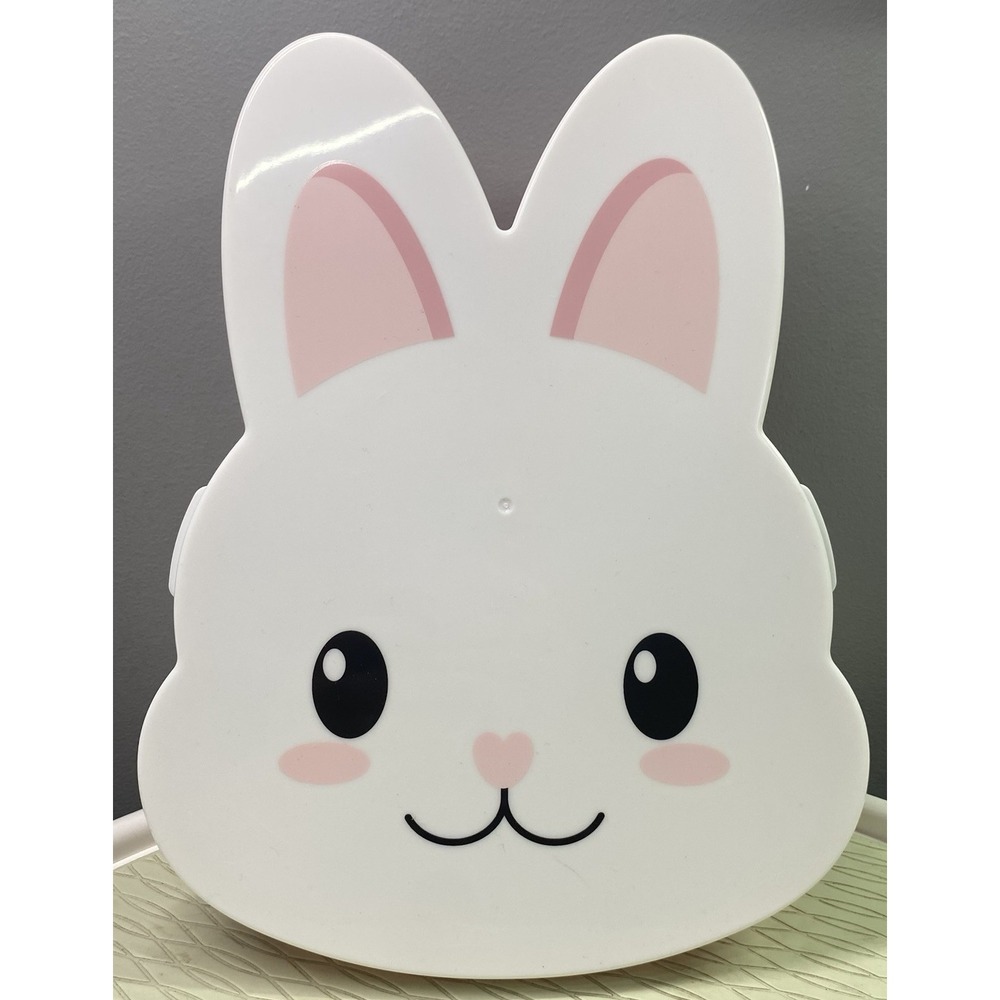 Cook W/color Easter Bunny Snackle Box W/Lid Food Container 6 Compartments (NEW)